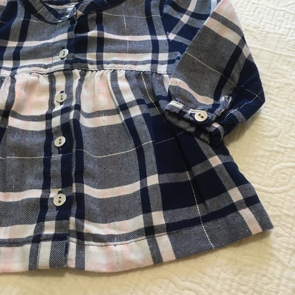 6m (5/$20) Plaid Flannel Button-Down Shirt by Carter’s - Picture 3 of 10